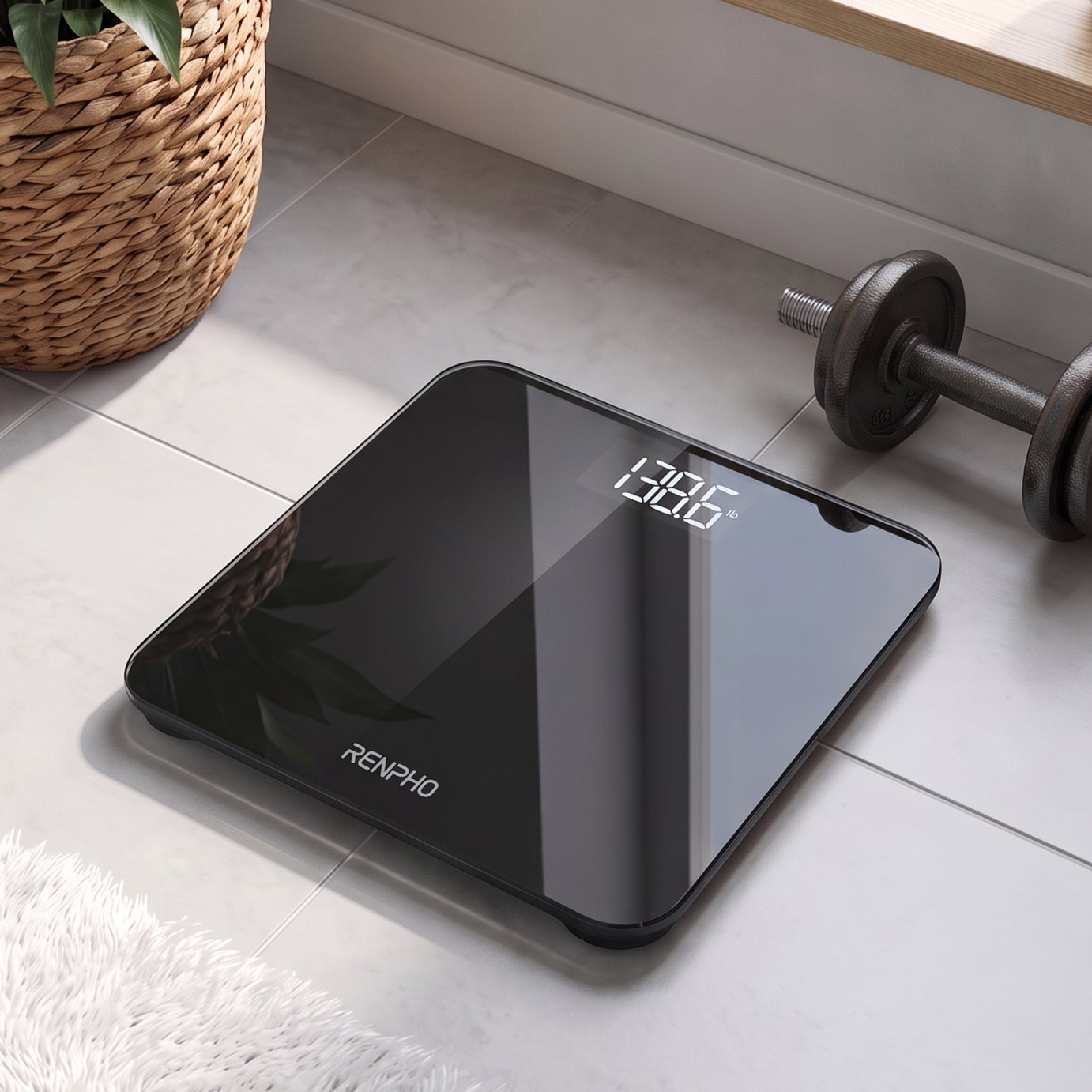 Renpho Digital Bathroom Scale - Black