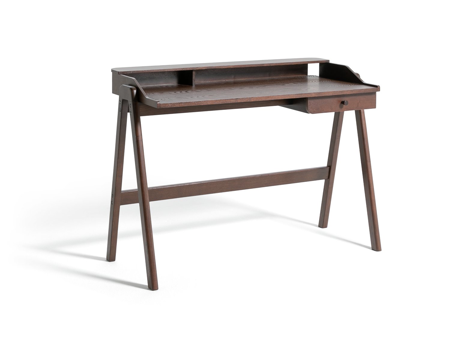 Habitat Ewell 1 Drawer Desk - Walnut