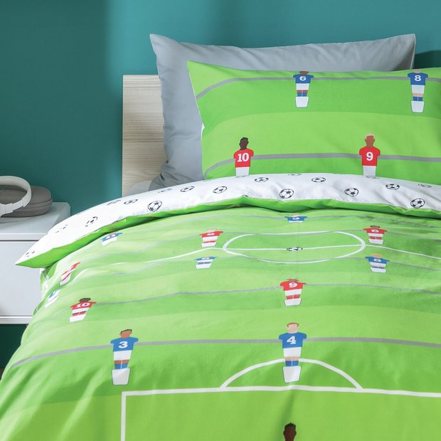 NEW FOOTBALL CLUB SINGLE DUVET QUILT COVER SETS BOYS KIDS BEDROOM BEDDING  GIFT