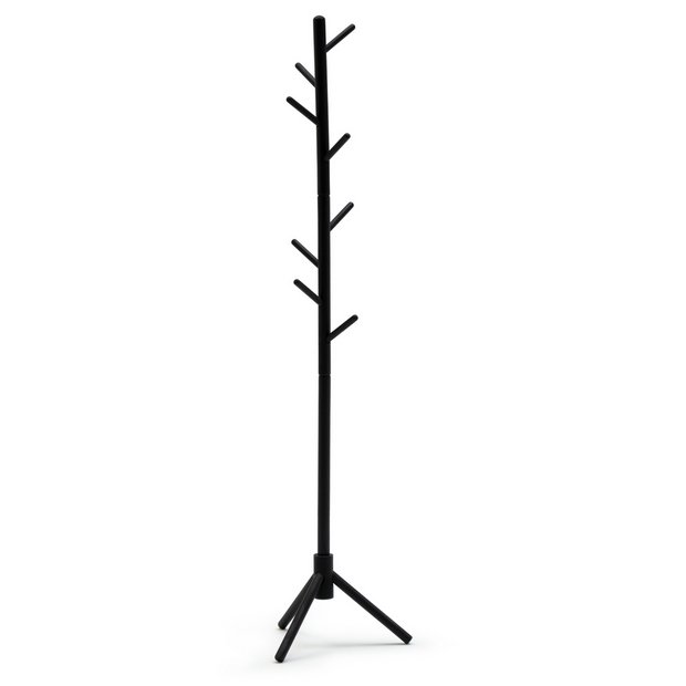 Buy Habitat Coat Tree Stand Black Coat hooks and stands Argos