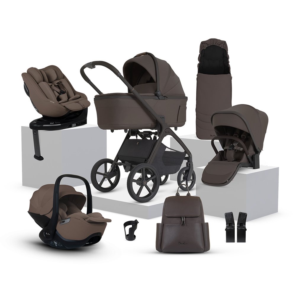 Silver Cross Cove 2 Ultimate 360 Family Travel System Bundle - Chocolate