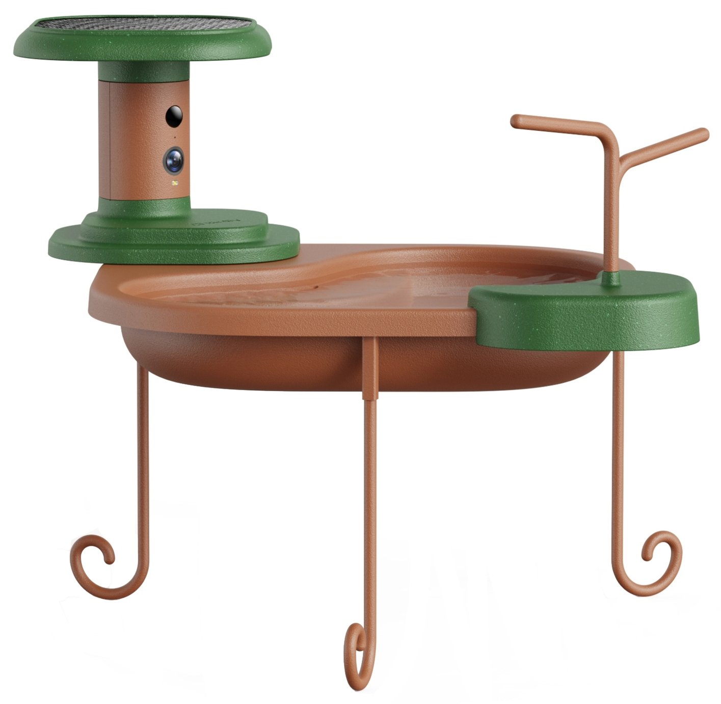 Birdfy Smart Bird Bath Jolly V Lite Smart Bird Bath with Camera & Solar Panel