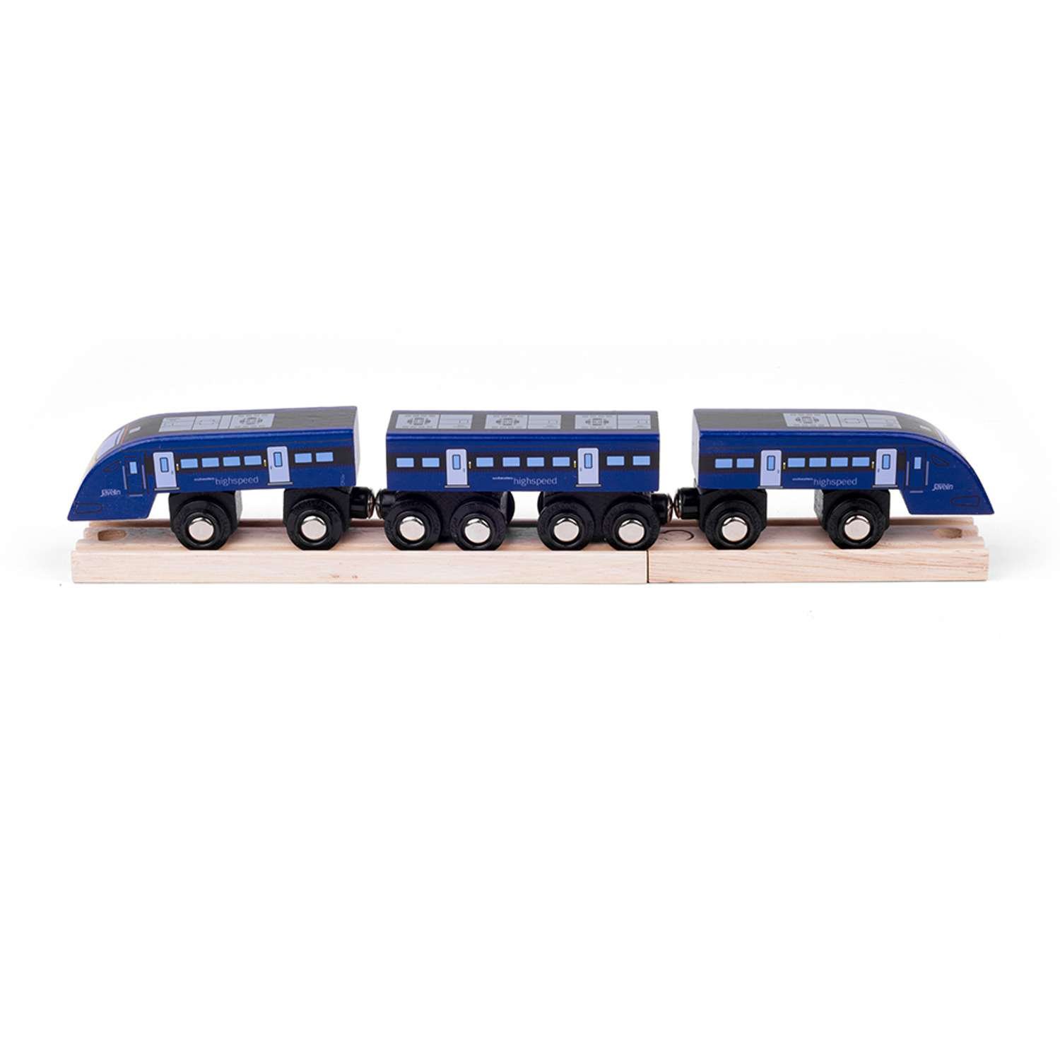 Bigjigs Rail High Speed One Train - 3 Years +