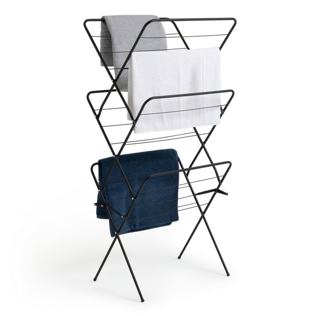 Buy Argos Home 14m 3 Tier Indoor Clothes Airer - Black | Clothes airers | Argos