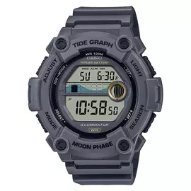 Casio Men's Grey Digital Resin Strap Watch