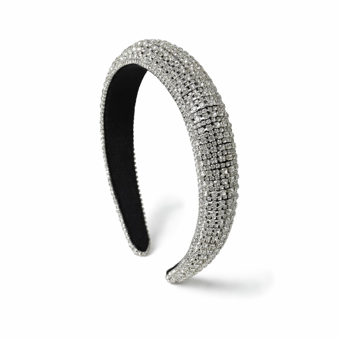 Freedom Silver Tone Crystal Headband