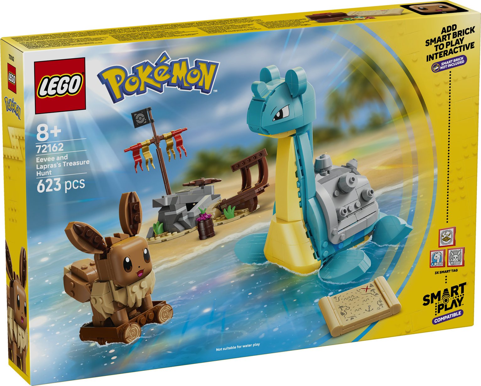 LEGO Pokémon SMART Play: Eevee and Lapras's Treasure Hunt 72162 PREORDER
