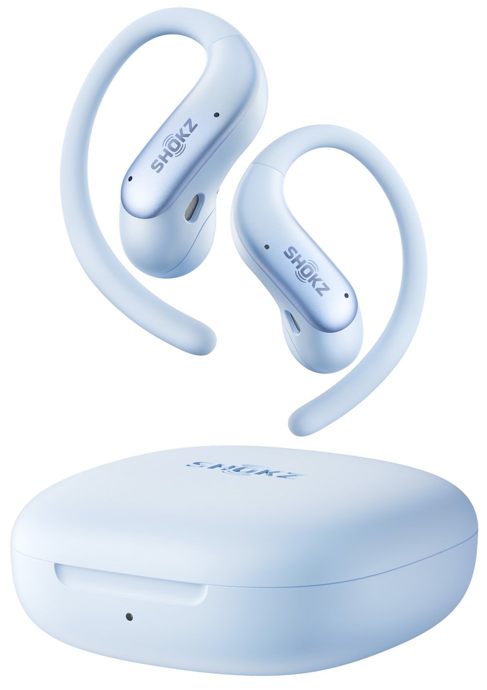 Shokz OpenFit Air 2 Open-Ear True Wireless Earbuds - Ice Blue