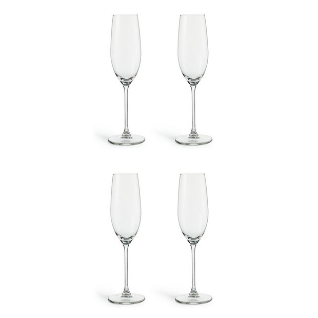 Plastic champagne flutes deals argos