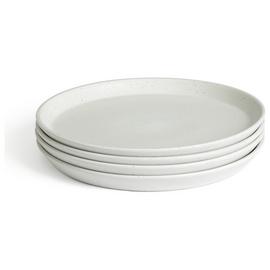 Habitat Addison 4 Piece Stoneware Dinner Plate - White