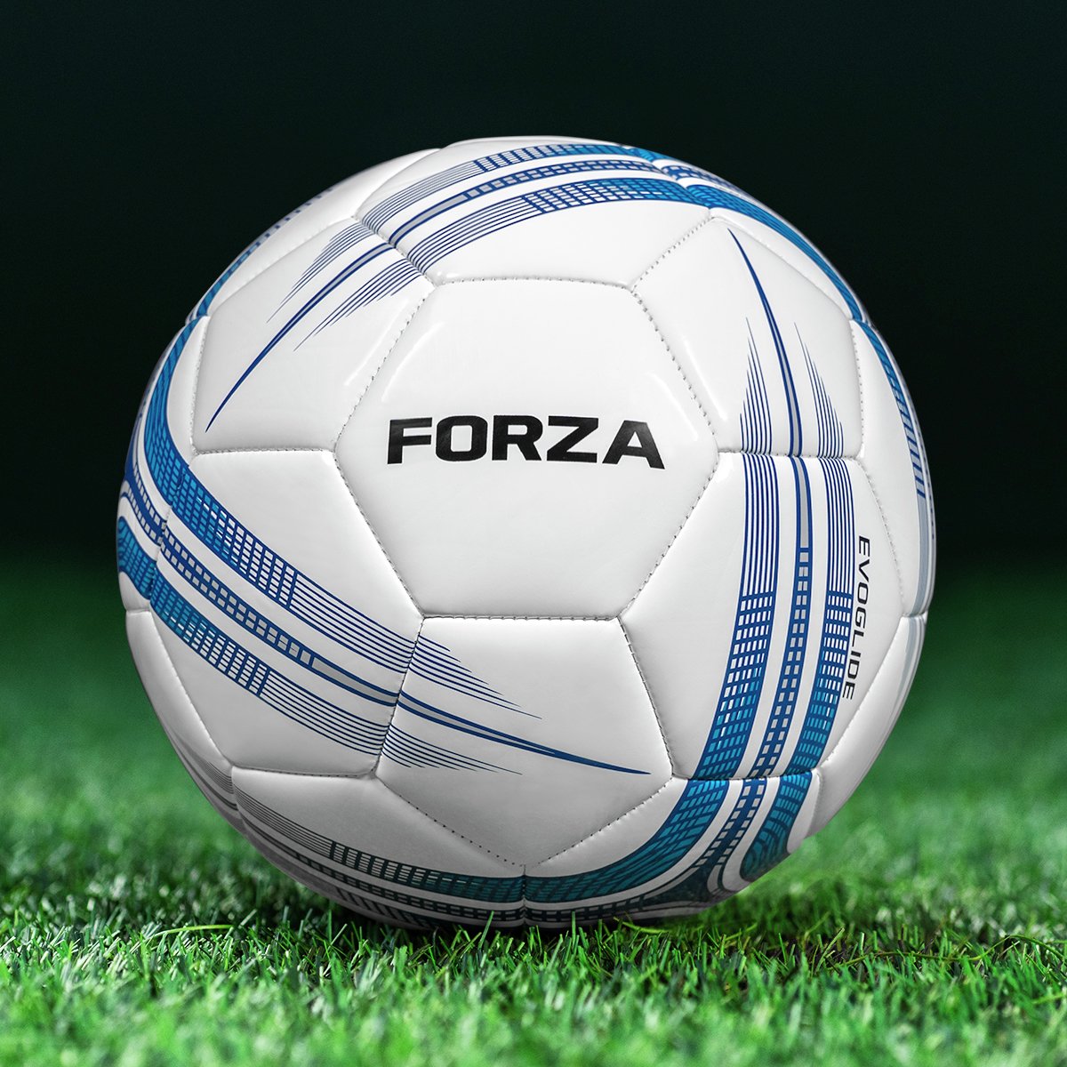 FORZA Size 3 Training Football - White and Blue
