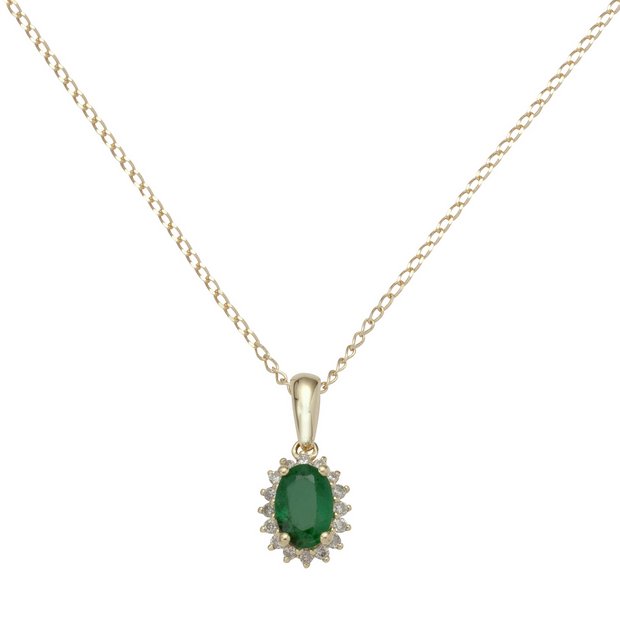 Argos diamond sale solitaire pendant