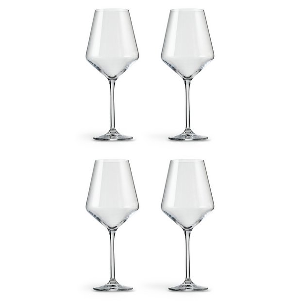 Buy Habitat Dalston Set of 4 Red Wine Glass | Glassware | Habitat