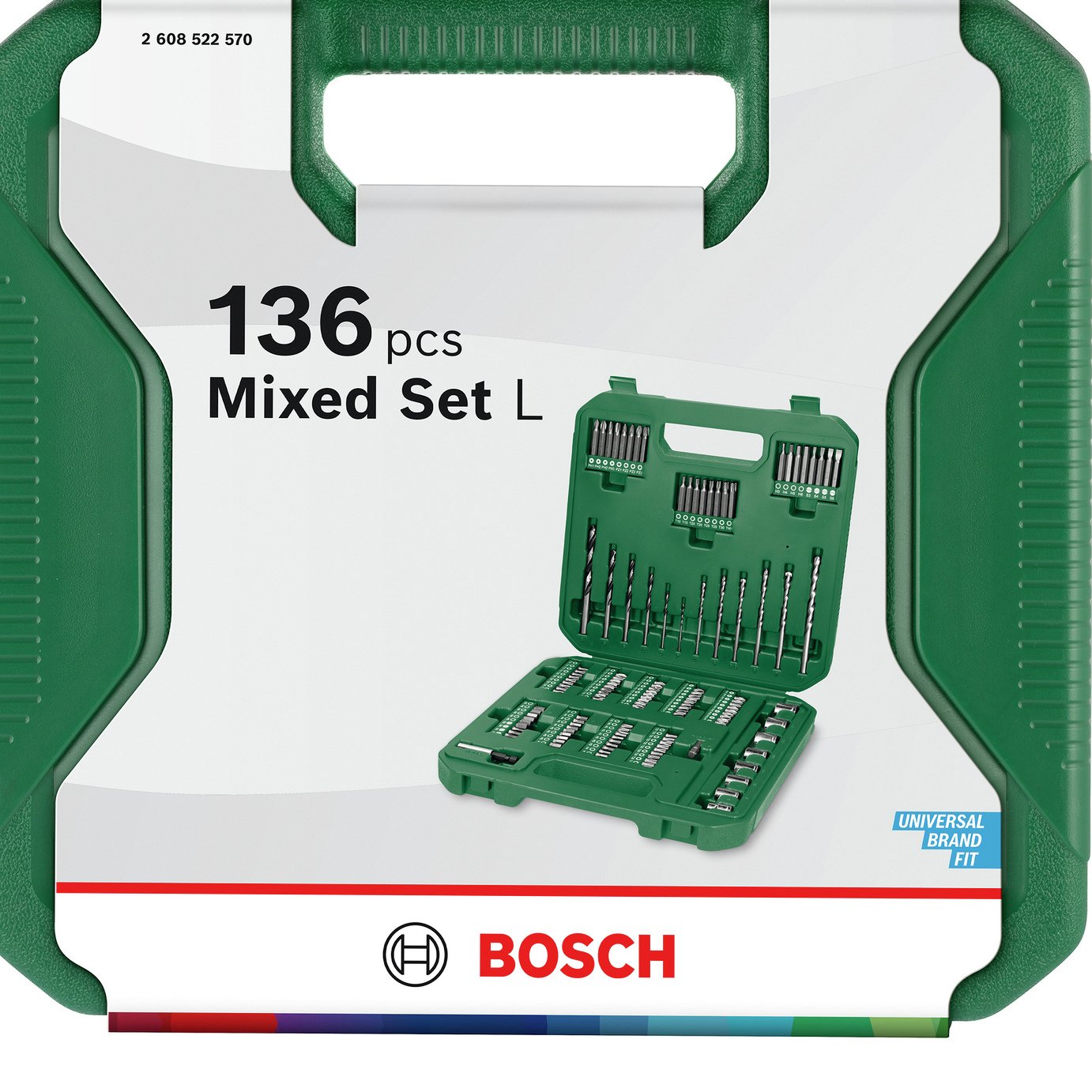 Bosch 136 Piece Screw Bit and Drill Set L