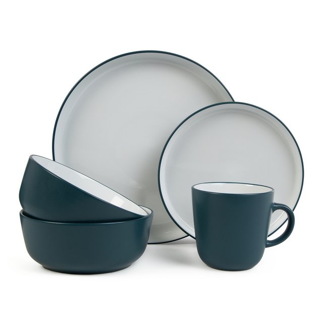 Argos white dinner set sale