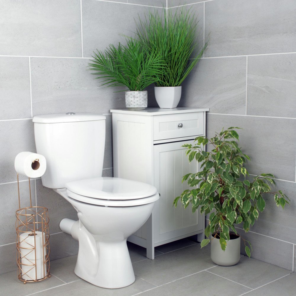 Beldray Antibac Plastic Soft Close Toilet Seat - White