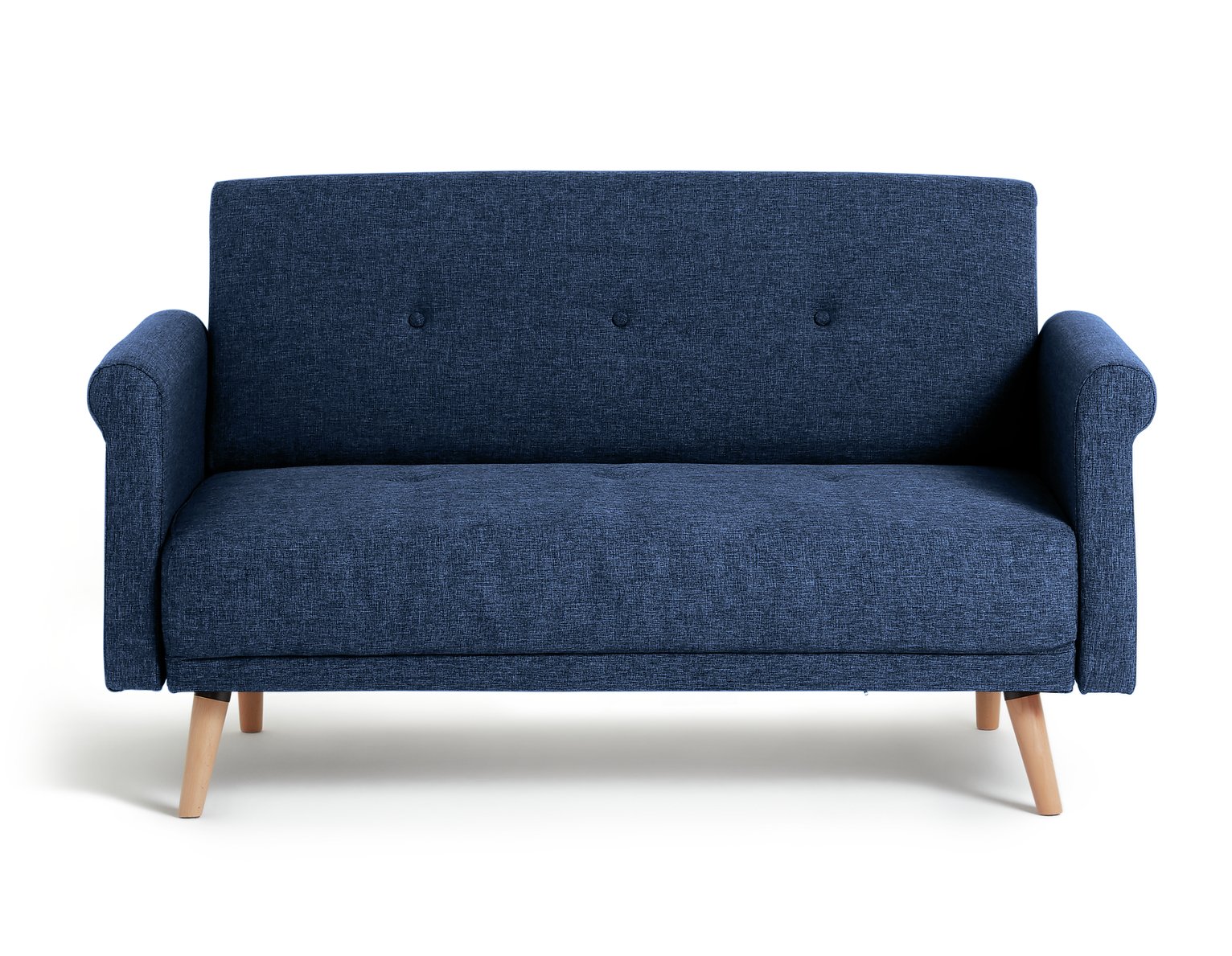 Argos Home Evie Fabric 2 Seater Sofa - Navy Blue
