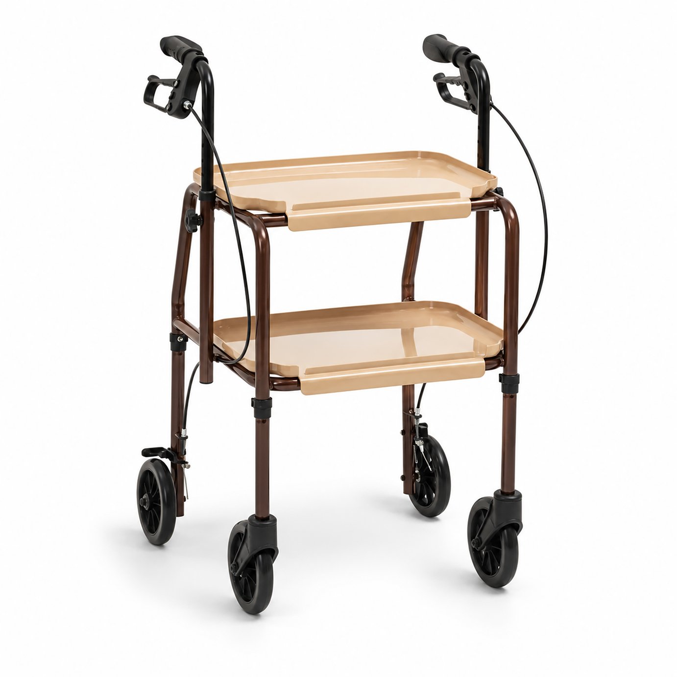 Drive Medical Adjustable Walking Trolley with Attendant Brakes