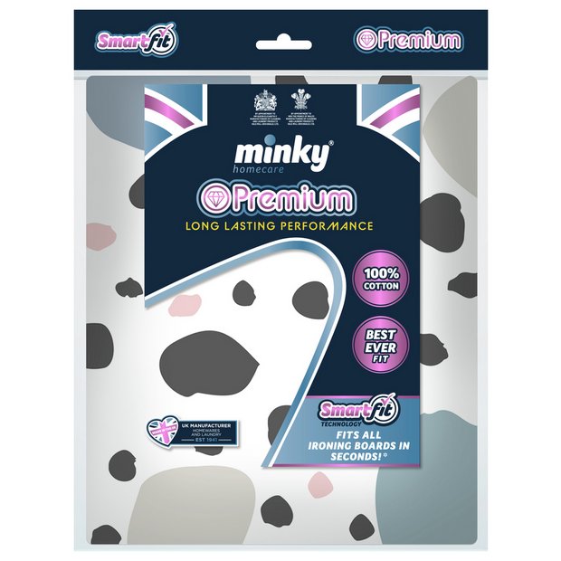 Minky Copertura Per Asse Da Stiro SmartFit Performance: 125x45 Cm, Con Feltro E Superficie Metallica, Prodotto UK