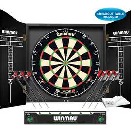 Winmau Blade 6 Championship Dartboard and Darts Set