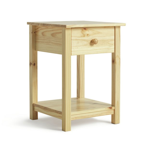 Pine bedside deals tables for sale