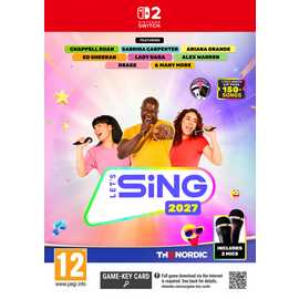 Let's Sing 2027 2 Mic Bundle Nintendo Switch 2 Game Pre-Order