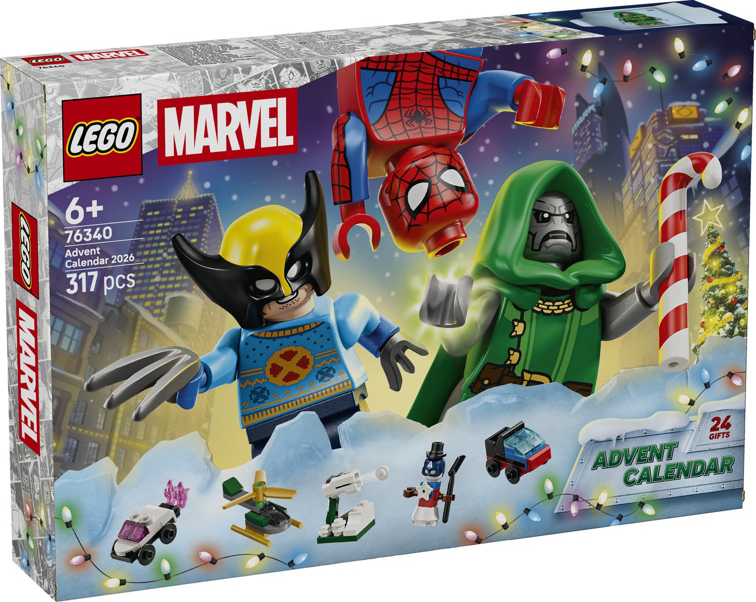 LEGO Marvel Advent Calendar 2026 Christmas Toy Set 76340 PREORDER