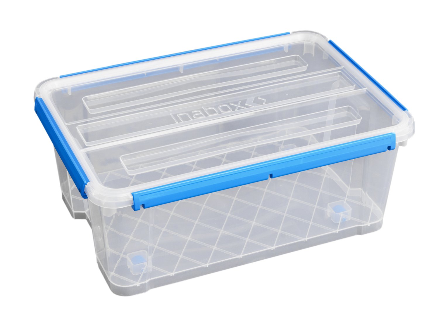 Inabox 30L Plastic Waterproof Sealed Storage Box - Clear