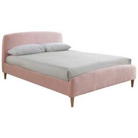 Birlea Otley Fabric Kingsize Fabric Bed Frame - Blush Pink