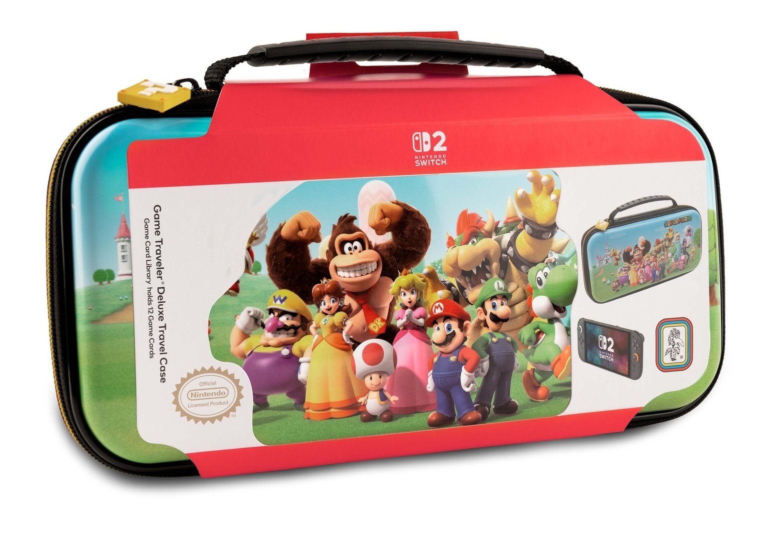 Nacon Super Mario Game Traveller Deluxe Travel Case For Nintendo Switch 2 