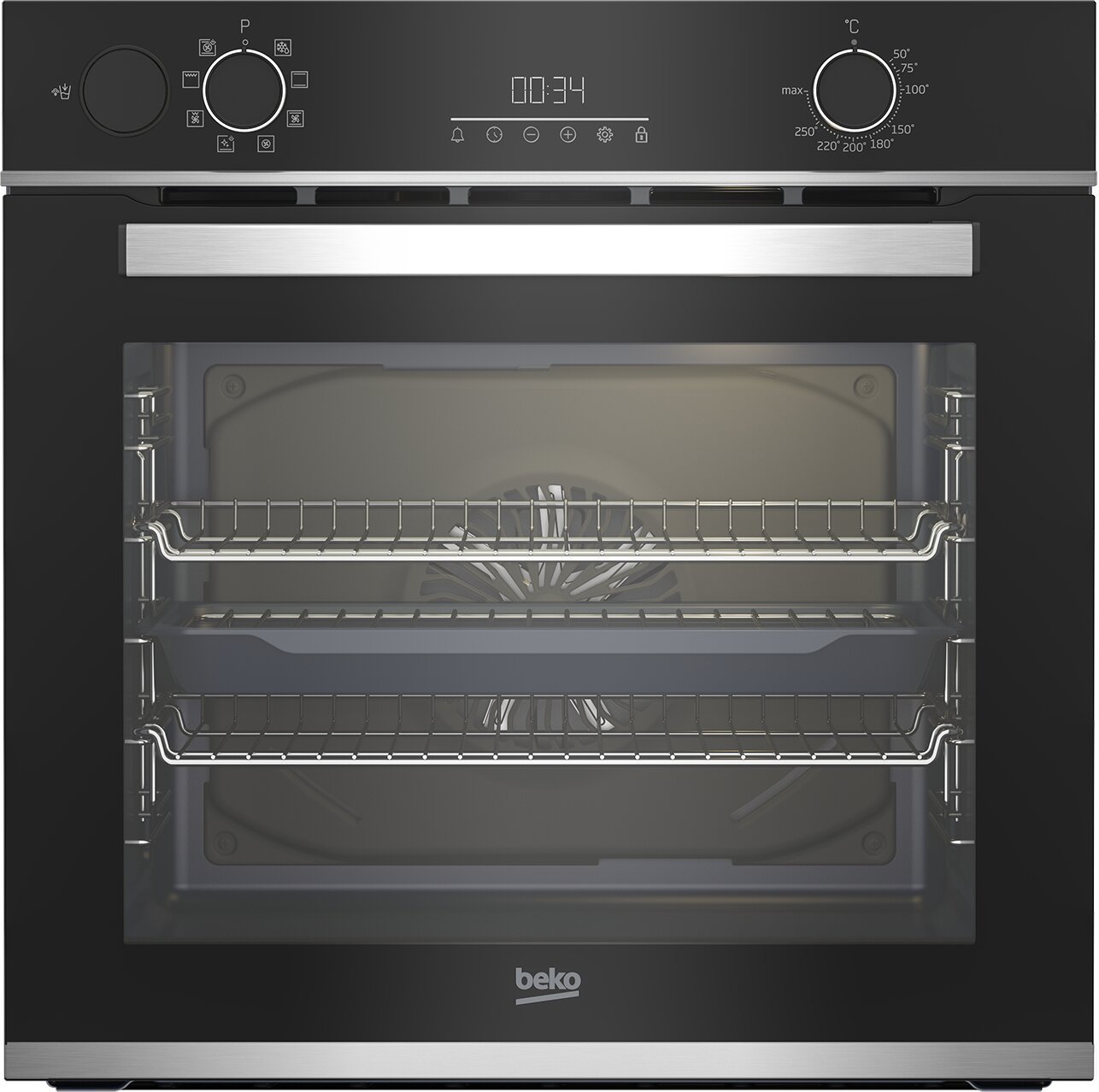 Beko BBIS25300XC Built In Single Electric Oven - Stainless Steel