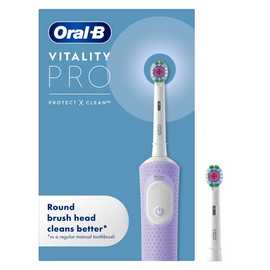 Oral-B Vitality Pro Electric Toothbrush + 1 Head - Purple