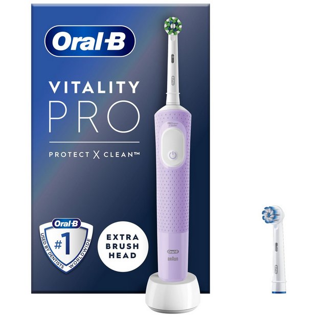 Buy Oral-B Vitality Pro Electric Toothbrush - Lilac, Electric toothbrushes