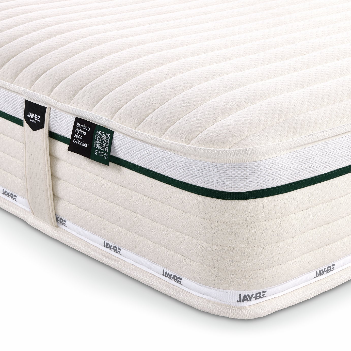 Jay-Be Natural Fresh Bamboo Hybrid 2000 Mattress - Superking