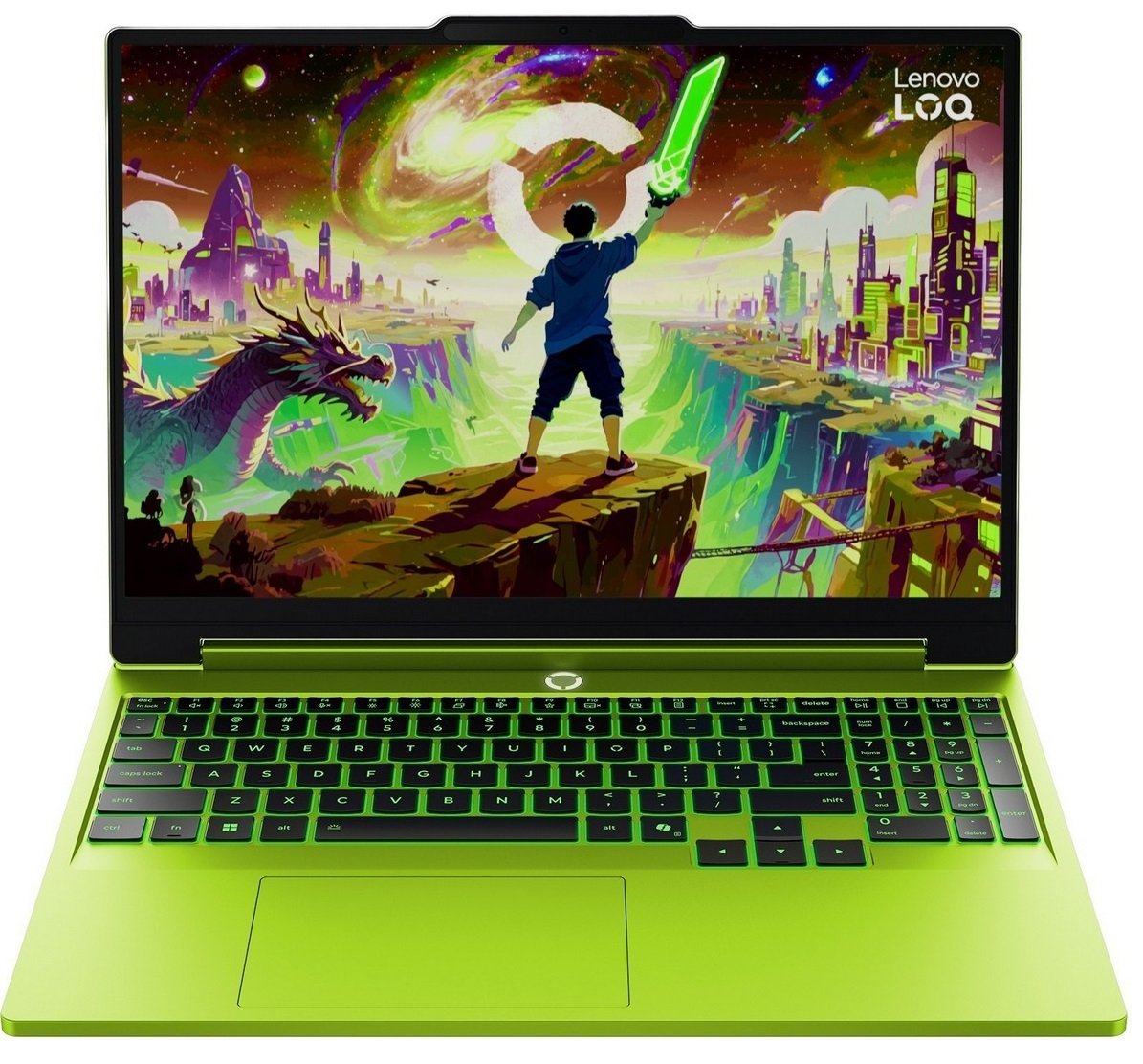 Lenovo LOQ 15.6 R7 16GB 512GB RTX 5050 Gaming Laptop - Green