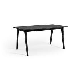 Habitat Nel Wood Veneer 4 Seater Dining Table - Black