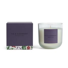 Argos Home Large Boxed Candle - Fig & Elderberry