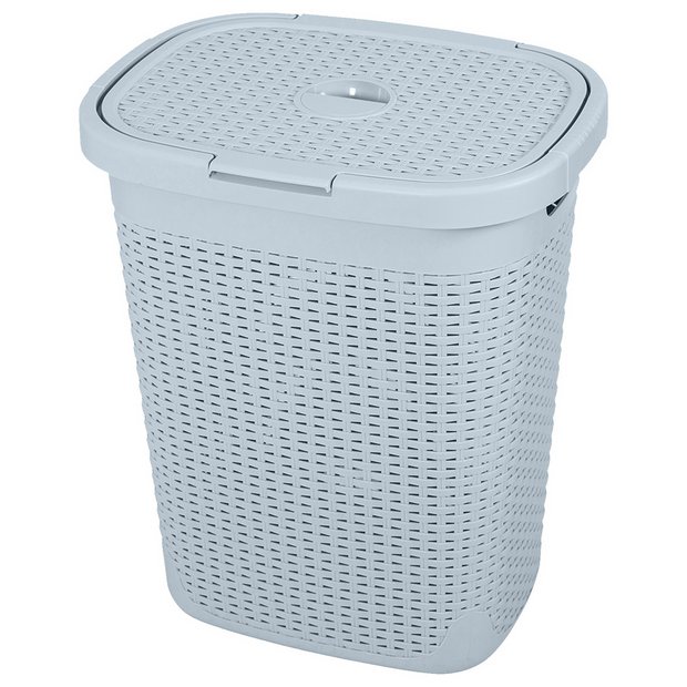 Laundry basket deals with lid plastic