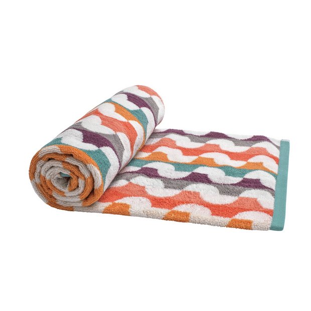 Buy Habitat Brights Geo Tufted Bath Sheet - Multicolour, Towels