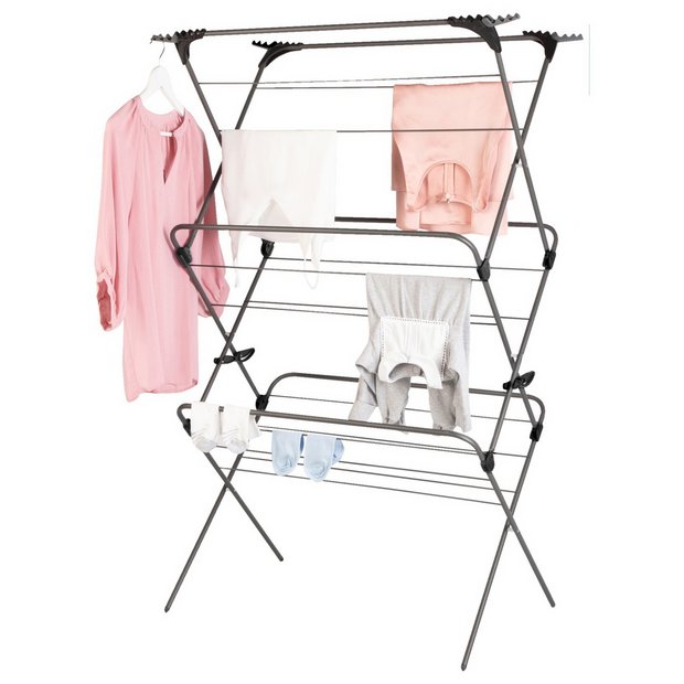 Minky extra discount wide clothes airer