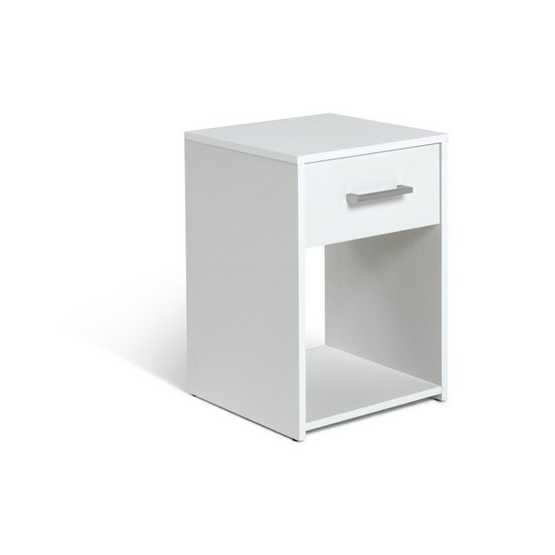 Argos Home Broadway Drw Bedside Table Grey Gloss White By, 42 OFF