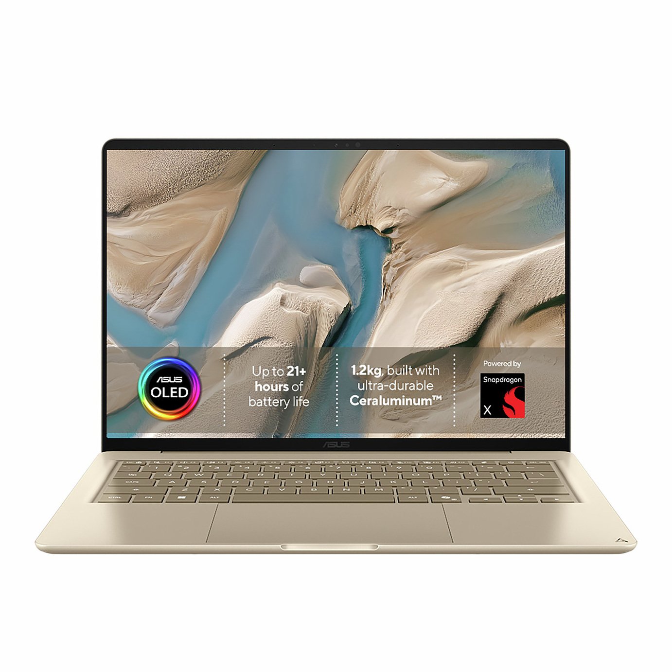 Asus Zenbook 14In Snap X 16GB 256GB Laptop - Brown