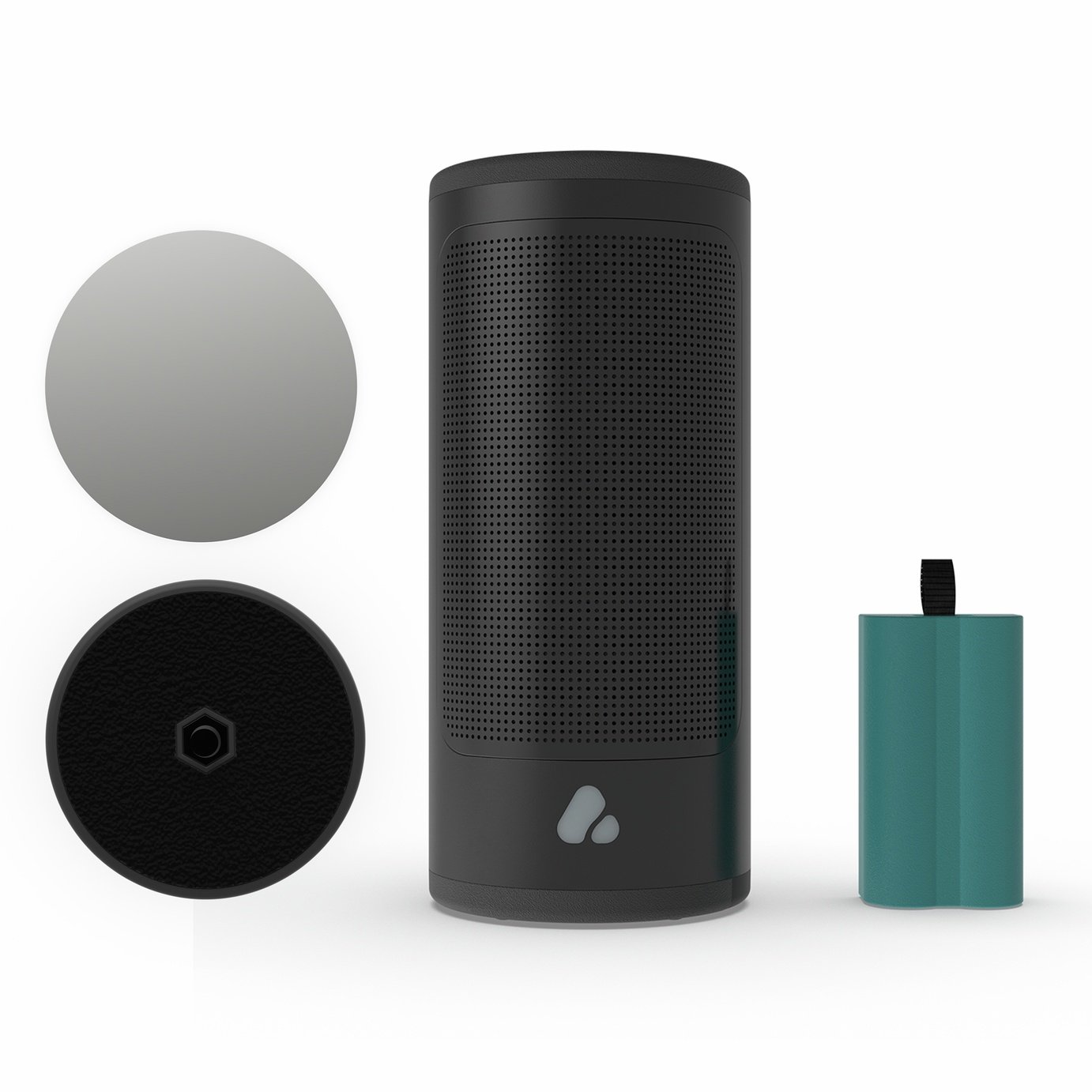POCA audio Pine Beat Tiny Home Speaker Set - Black