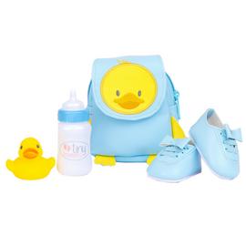 Tiny Treasures Ducky Dolls Outfit and Accessory Set - Blue