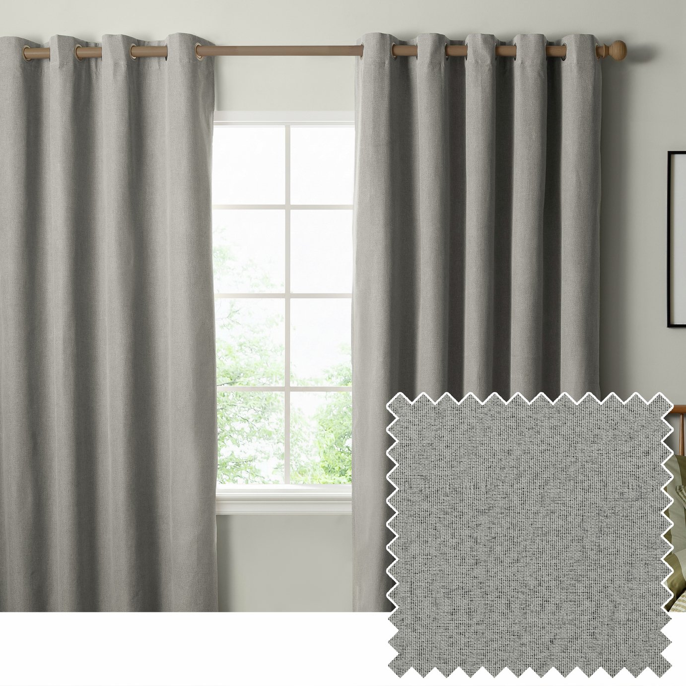 Furn Ultimate Blackout Eyelet Curtains