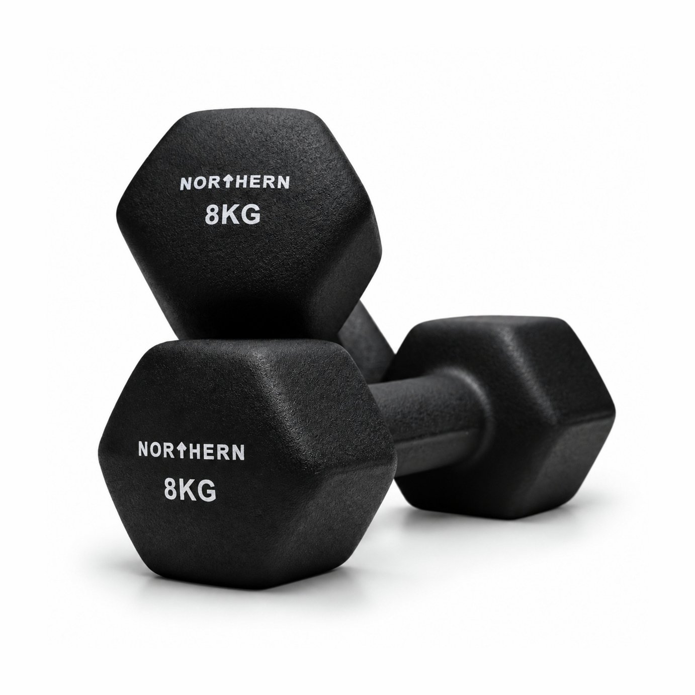 Northern Neoprene Hex Dumbbells Set - 2 x 8kg