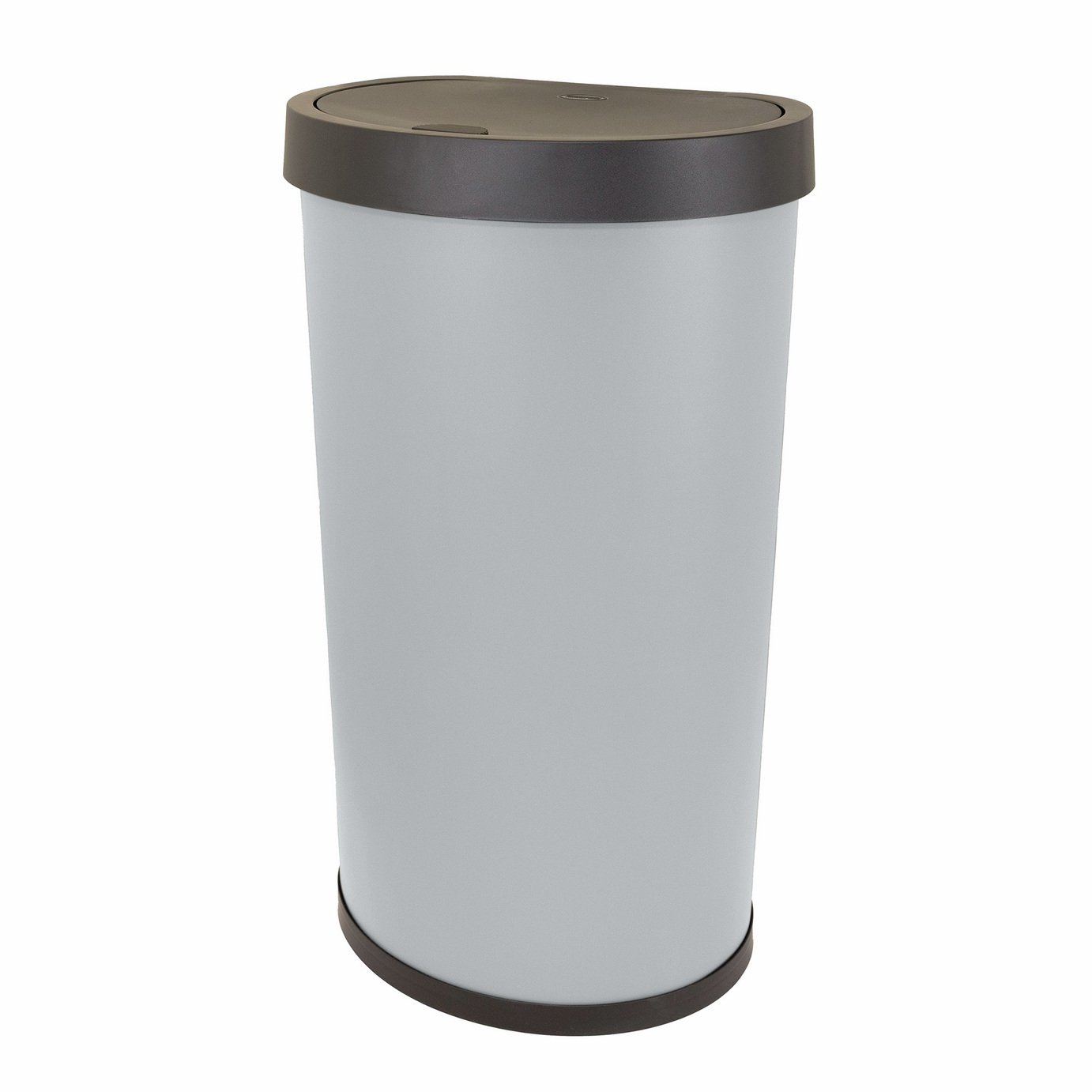 Moda Elegance 42 Litre Kitchen Touch Top Bin - Light Grey