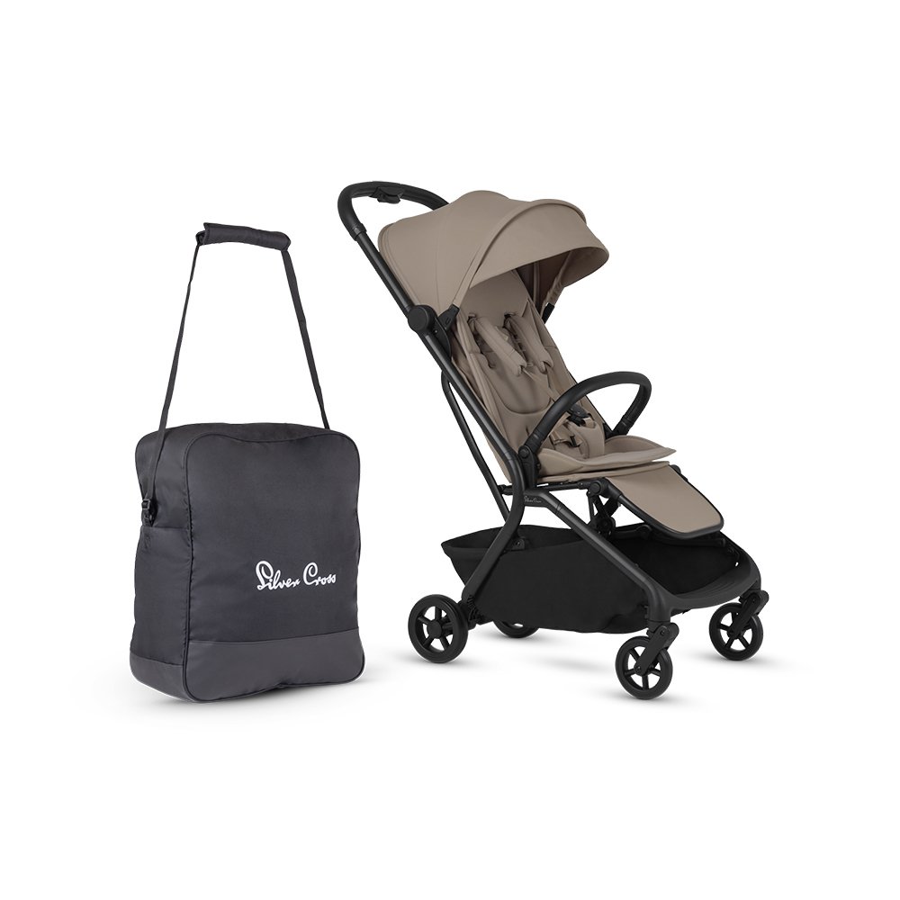 Silver Cross Nia Stroller and Travel Bag - Champagne
