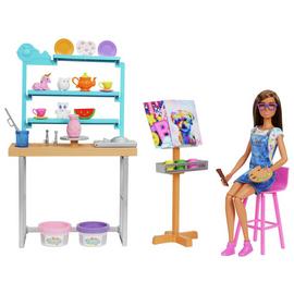 Barbie Relax and Create Art Studio Playset and Doll