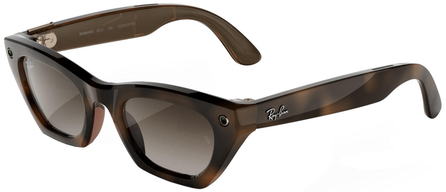 Ray-Ban Meta (Gen 3) Zena - Havana, Gradient Brown